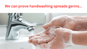 handwashing in sink
