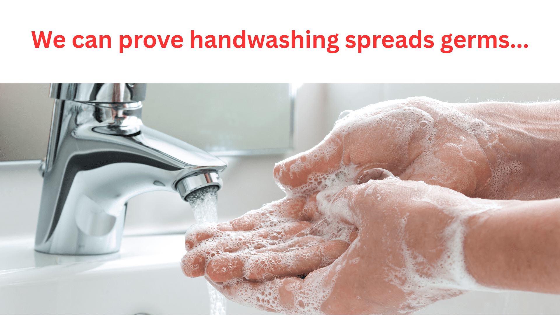 handwashing in sink