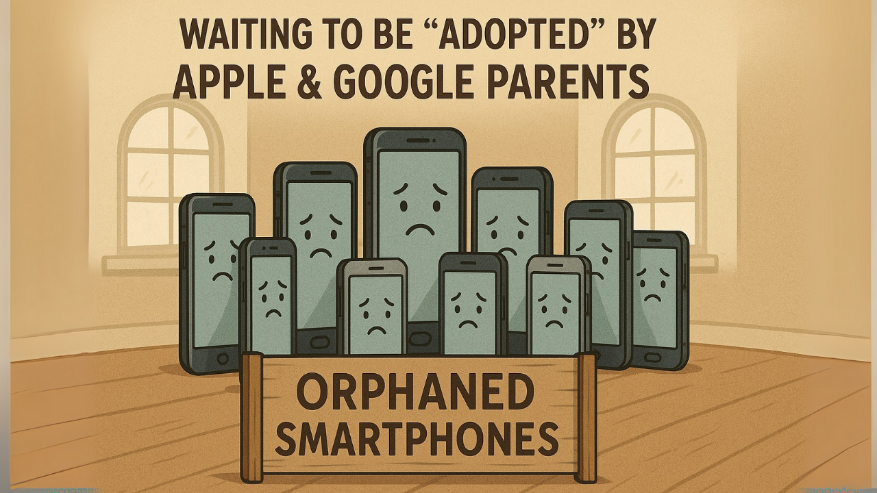 Orphaned smart phones ready to be adopted by apple and google